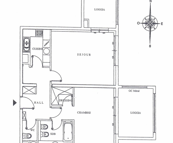 1 bedroom apartment Memmo Center-Fontvieille